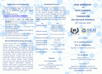 Free Workshop on Deep Learning using Tensorflow 2024 Workshop Poster